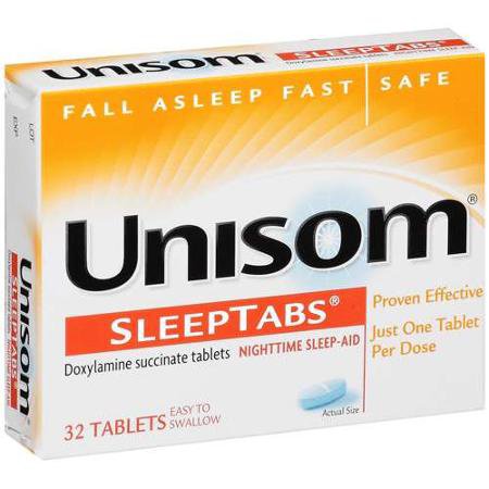 Chattem  41167000609 Sleep Aid Unisom 32 per Bottle Tablet 25 mg Strength