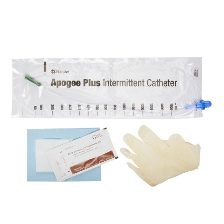 Hollister  B14FB Intermittent Catheter Tray Apogee Closed System / Firm Tip 14 Fr. Without Balloon