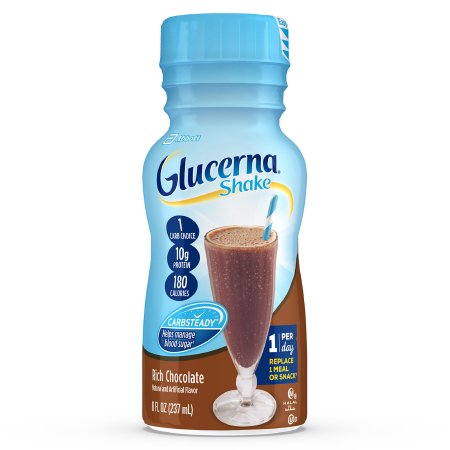 Abbott Nutrition 57804 Oral Supplement Glucerna Original Shake Rich Chocolate Flavor Liquid 8 oz. Bottle