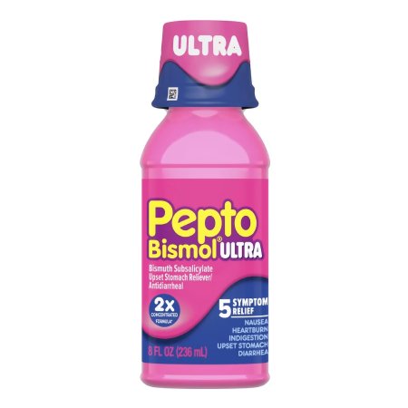 Procter & Gamble  37000001902 Anti-Diarrheal Pepto Bismol Ultra 262 mg Strength Liquid 8 oz.