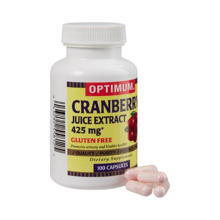 Magno - Humphries  43292055812 Dietary Supplement Optimum Cranberry Powder 425 mg Strength Capsule 100 per Bottle Cranberry Flavor