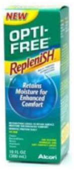 Alcon  00065035610 Contact Lens Solution Opti Free Replenish 10 oz. Solution