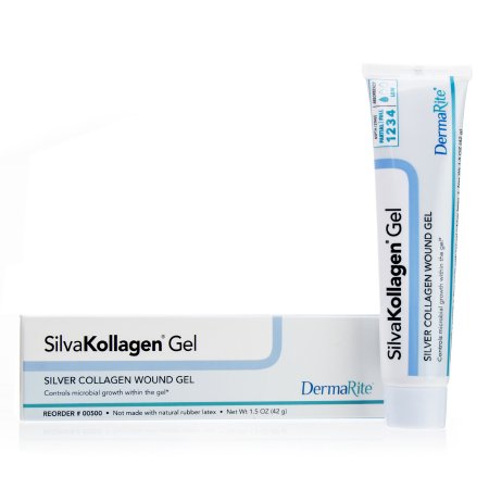 DermaRite Industries  00500 Silver Collagen Wound Gel SilvaKollagen NonSterile