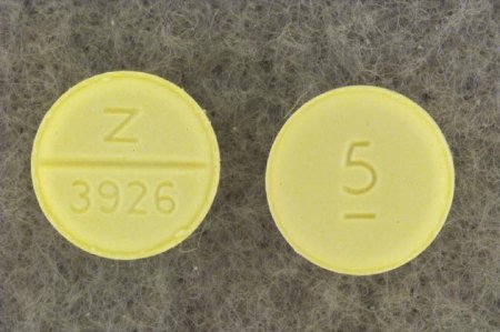 Teva  00172392660 Diazepam 5 mg Tablet Bottle 100 Tablets CIV