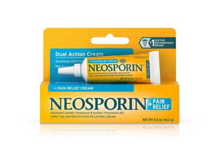 Johnson & Johnson Consumer  512382900 First Aid Antibiotic with Pain Relief Neosporin + Pain Relief Cream 0.5 oz. Tube