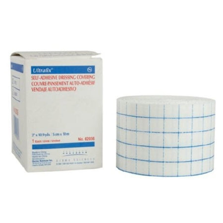 Gentell  62036 Dressing Retention Tape with Liner Ultrafix White 2 Inch X 11 Yard Nonwoven NonSterile