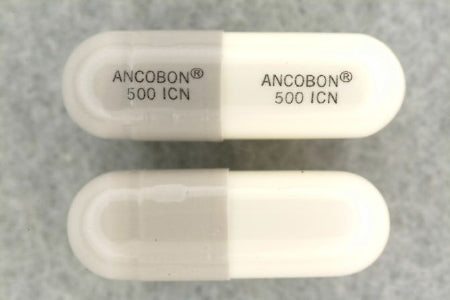 Valeant Pharmaceuticals  00187355510 Ancobon Flucytosine 500 mg Capsule Bottle 100 Capsules