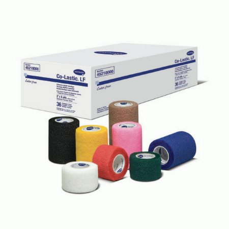 Hartmann  45210000 Cohesive Bandage Co-Lastic 2 Inch X 5 Yard Self-Adherent Closure Assorted Colors NonSterile Standard Compression