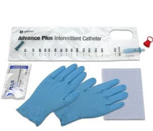 Hollister  96164 Intermittent Closed System Catheter Tray Advance Plus Straight Tip 16 Fr. Without Balloon PVC