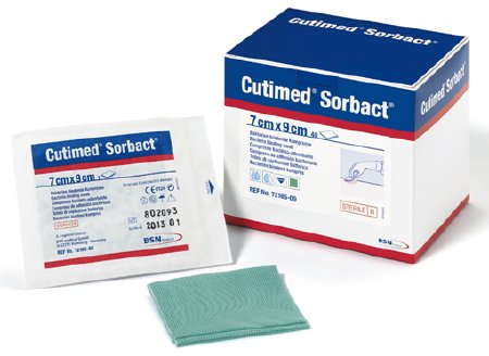 BSN Medical  7216510 Antimicrobial Mesh Dressing Cutimed Sorbact 2-3/4 X 3-1/2 Inch Rectangle Sterile