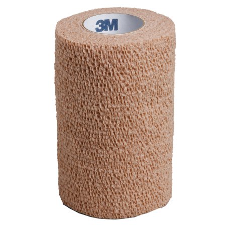 3M  1584 Cohesive Bandage 3M Coban 4 Inch X 5 Yard Self-Adherent Closure Tan NonSterile Standard Compression