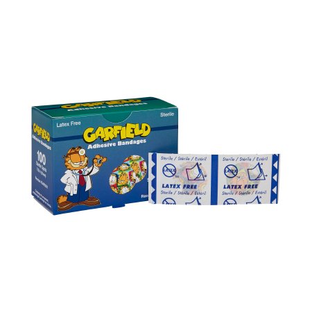 ASO Corp  GAR5561-012-000 Adhesive Spot Bandage ASO 7/8 Inch Plastic Round Kid Design (Garfield) Sterile