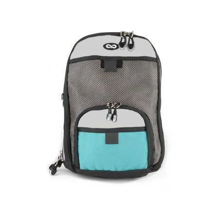 Zevex PCK1002 Mini Backpack EnteraLite Infinity Teal, 13 X 8 X 4.5 Inch