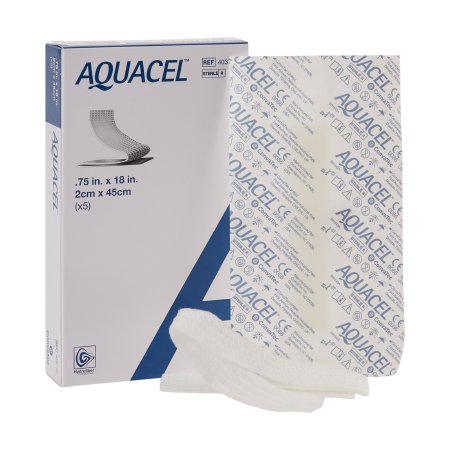 ConvaTec  403770 Hydrofiber Dressing Aquacel Ribbon 3/4 X 18 Inch Ribbon