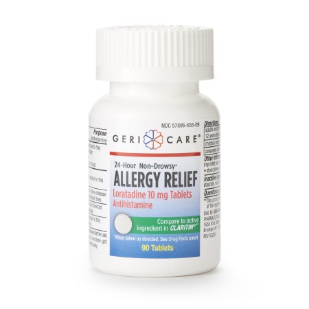 Geri-Care  788-09-GCP Allergy Relief Geri-Care 10 mg Strength Tablet 90 per Bottle