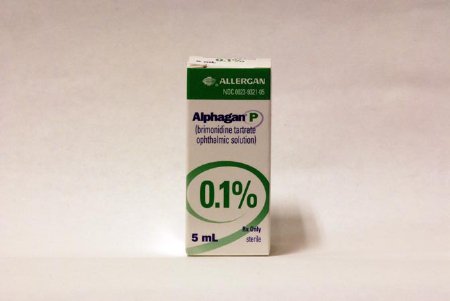 Allergan Pharmaceutical  00023932105 Alphagan P Brimonidine Tartrate 0.1% Solution Dropper Bottle 5 mL