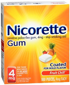 Glaxo Consumer Products  30766785760 Stop Smoking Aid Nicorette 4 mg Strength Gum