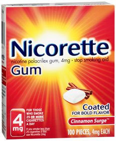 Glaxo Consumer Products  00135046702 Stop Smoking Aid Nicorette 4 mg Strength Gum