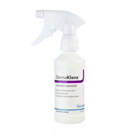 DermaRite Industries  00249 Wound Cleanser DermaKlenz 8 oz. Spray Bottle NonSterile