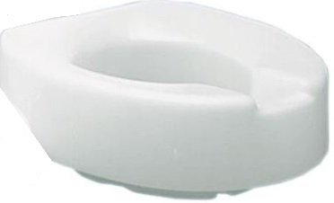 Alimed  2970010781 Raised Toilet Seat Tall-Ette II 4 Inch Height White 250 lbs. Weight Capacity