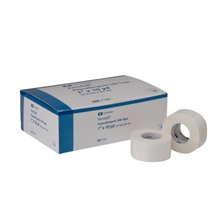 Cardinal  7139C Hypoallergenic Medical Tape Kendall Hypoallergenic Silk White 2 Inch X 10 Yard Silk-Like Cloth NonSterile