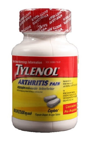 Johnson & Johnson Consumer  10300450838190 Pain Relief Tylenol Arthritis 650 mg Strength Acetaminophen Caplet 100 per Bottle