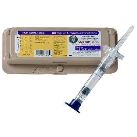 AbbVie Inc  00074368303 Lupron Depot 4 Month Kit Leuprolide Acetate 30 mg Injection Prefilled Syringe 1 Kit