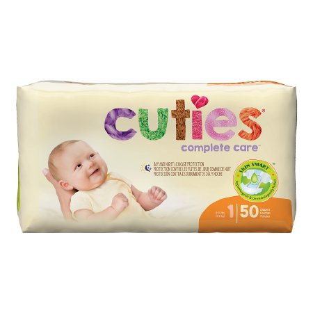 First Quality CR1001 Unisex Baby Diaper Cuties Size 1 Disposable Heavy Absorbency