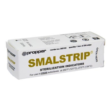 Propper Manufacturing  26510200 Smalstrip Sterilization Chemical Indicator Strip Steam 4 Inch