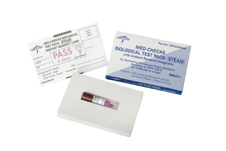 Medline  MDS200500IR Med-Checks Sterilization Biological Indicator Pack Steam