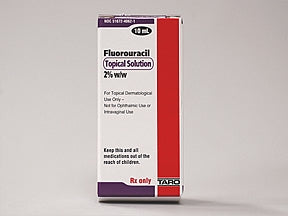 Taro  51672406201 Fluorouracil 2% Solution Dropper Bottle 10 mL