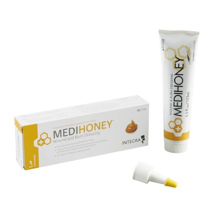 McKesson Brand 31535 Honey Wound and Burn Dressing MEDIHONEY 3.5 oz. Paste Sterile