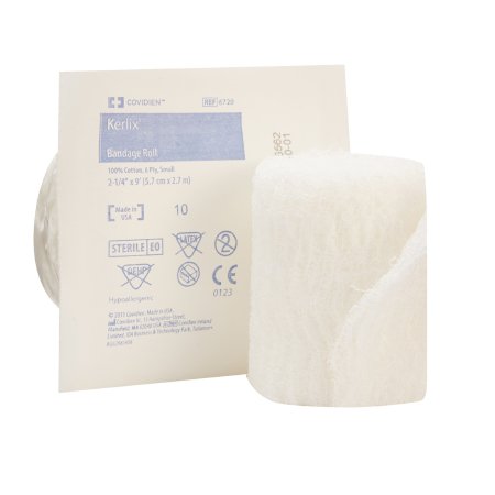 Cardinal  6720- Fluff Bandage Roll Kerlix 2-1/4 Inch X 3 Yard 1 per Pouch Sterile 6-Ply Roll Shape