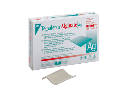 3M  90301 Silver Alginate Dressing 3M Tegaderm Alginate Ag 2 X 2 Inch Square Sterile