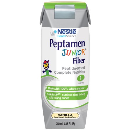 Nestle Healthcare Nutrition 00798716602105 Pediatric Oral Supplement Peptamen Junior Fiber 8.45 oz. Carton Liquid Fiber Impaired GI Function