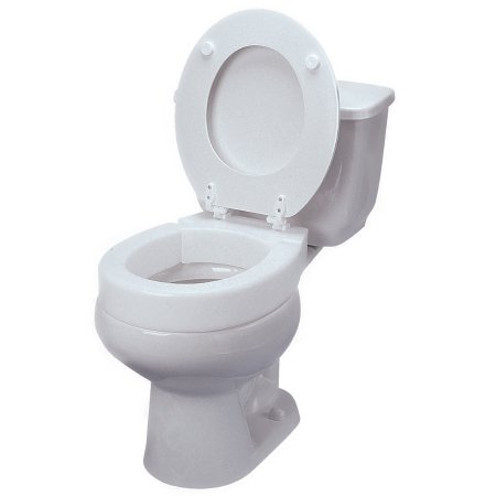 Maddak  725711000 Raised Toilet Seat Tall-Ette 3 Inch Height White 350 lbs. Weight Capacity