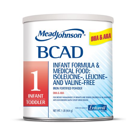 Mead Johnson 892801 Pediatric Oral Supplement BCAD 1 1 lb. Can Powder Iron Maple Syrup Urine Disease (MSUD)