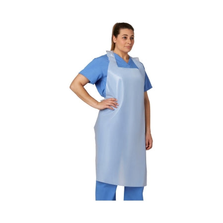 Medline NON24274W General Purpose Apron Pullover Style White Disposable