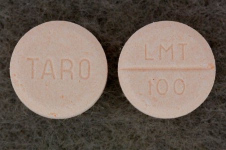 Taro  51672413101 Lamotrigine 100 mg Tablet Bottle 100 Tablets