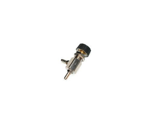 DCI Needle Valve with Black Cap Knob & Large Barbs, 7197