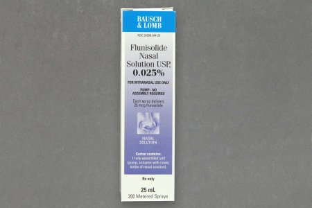 Bausch & Lomb  24208034425 Flunisolide 0.025%, 25 mcg Spray Bottle 25 mL