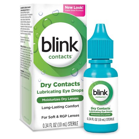 Abbott Medical Optics  82744400032 Contact Lens Solution Blink Contacts 0.34 oz. Solution