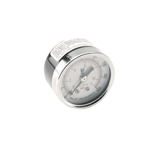 DCI Round Pressure Gauge 1-1/2" Face 0-160 PSI, 7260