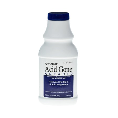 Major Pharmaceuticals  00904772714 Antacid Acid Gone 358 mg - 95 mg Strength Oral Suspension 12 oz.