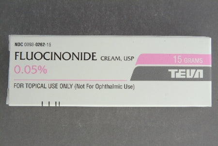 Teva  00093026215 Fluocinonide 0.05% Cream Tube 15 Gram