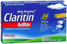 Bayer  11523715702 Allergy Relief Claritin Redi Tabs 10 mg Strength Tablet 10 per Box