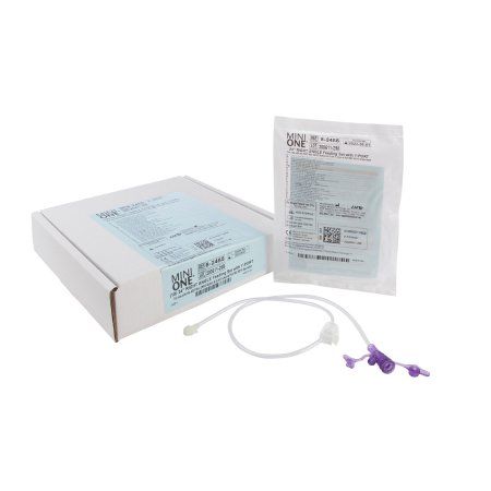 Applied Medical Technologies 8-2455 Right Angle Connector with Y-Port Adapter Mini ONE 24 Inch, Purple