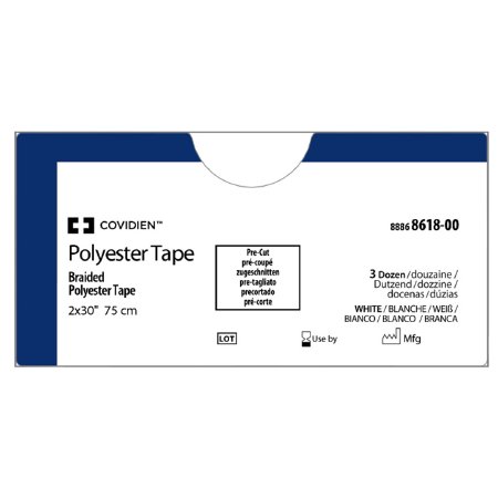 Covidien  88868618-00 Medical Tape Covidien White Polyester Sterile 1/8 X 30 Inch