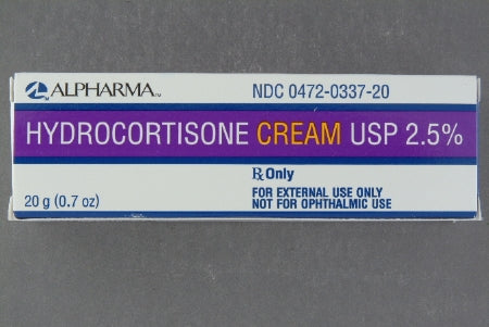 Teva  00472033720 Hydrocortisone 2.5% Cream Tube 20 Gram