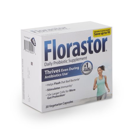 Biocodex  66825008820 Probiotic Dietary Supplement Florastor 20 per Box Capsule